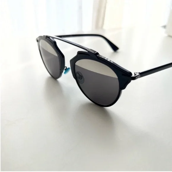 CHRISTIAN DIOR Designer SoReal Sunglasses
Black/Silver - Picture 6 of 14